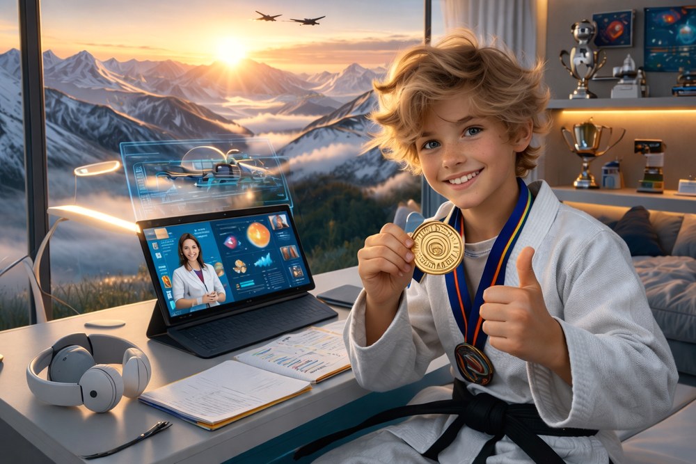 Спорт, здоров’я та навчання: як гнучкий графік в онлайн-школі дозволяє дитині поєднувати професійні тренування та високі бали